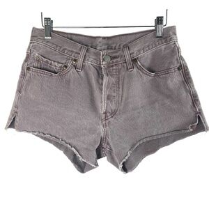 LEVI STRAUSS & CO. - 501 Denim Button Fly shorts in Lavender Size 27